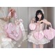 Sheep Puff Cookie Heart Matte Edition Bags(Reservation/5 Colours/3 Sizes/Full Payment Without Shipping)